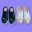 Tenis sin talón con punta de glitter modelo 18932