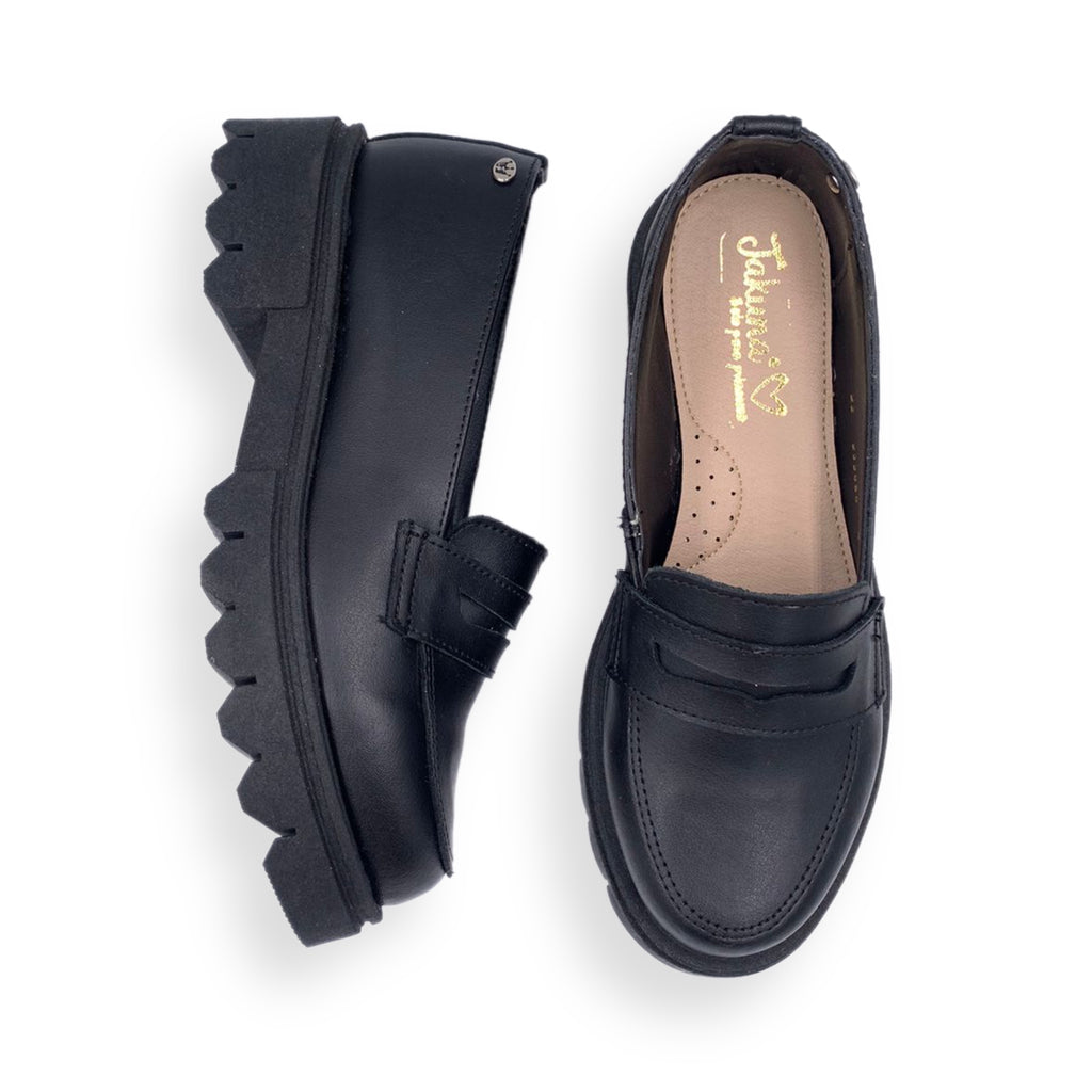 Mocasín Escolar de Ultrapiel Negro modelo 232055