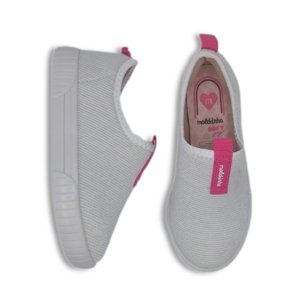 Tenis de tela con suela ultracomfort modelo molekinha 2544.106