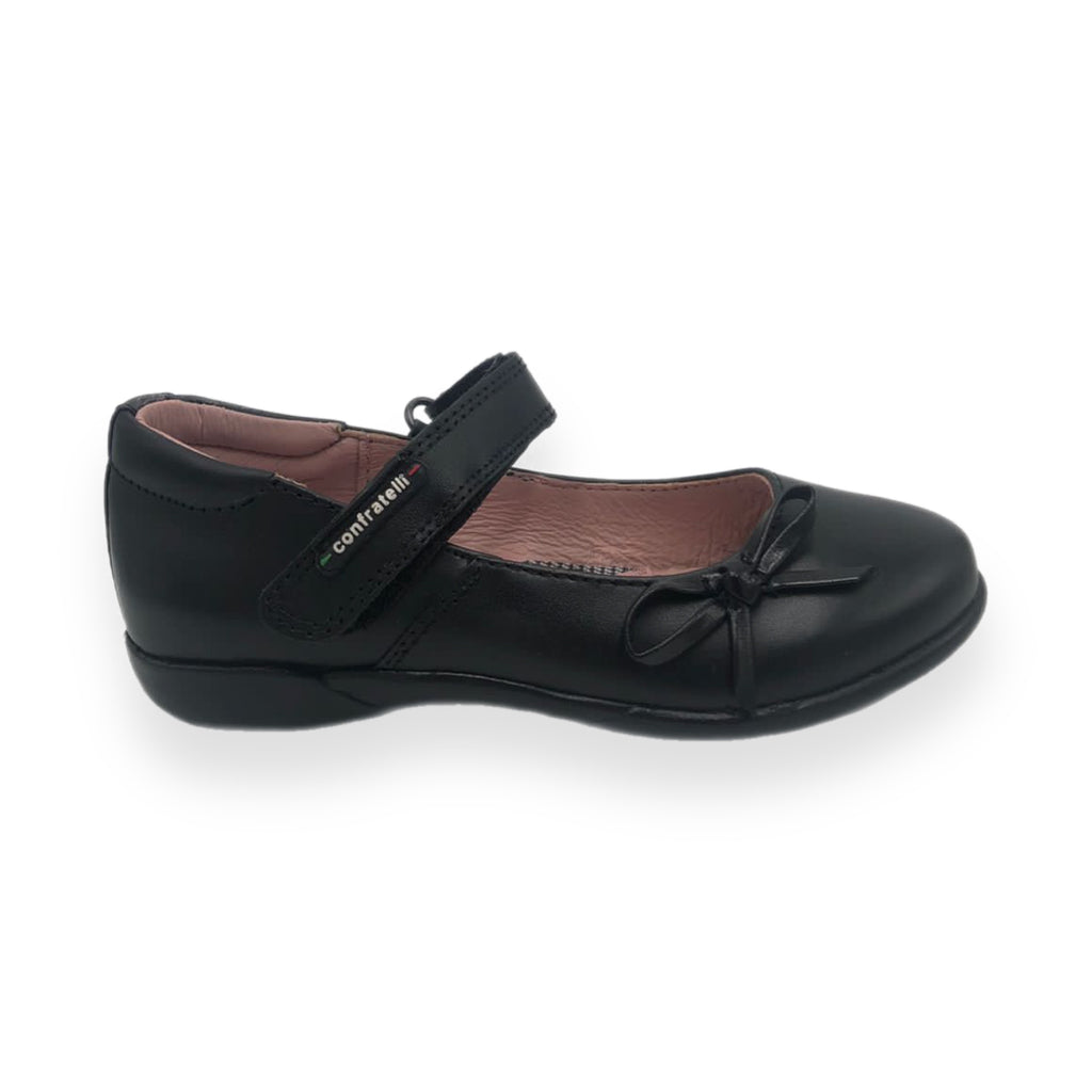 Zapato Escolar de Niña Piel Napa Negro modelo 19E86