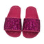 Sandalia de hule en color multi pink con glitter modelo 2125.100