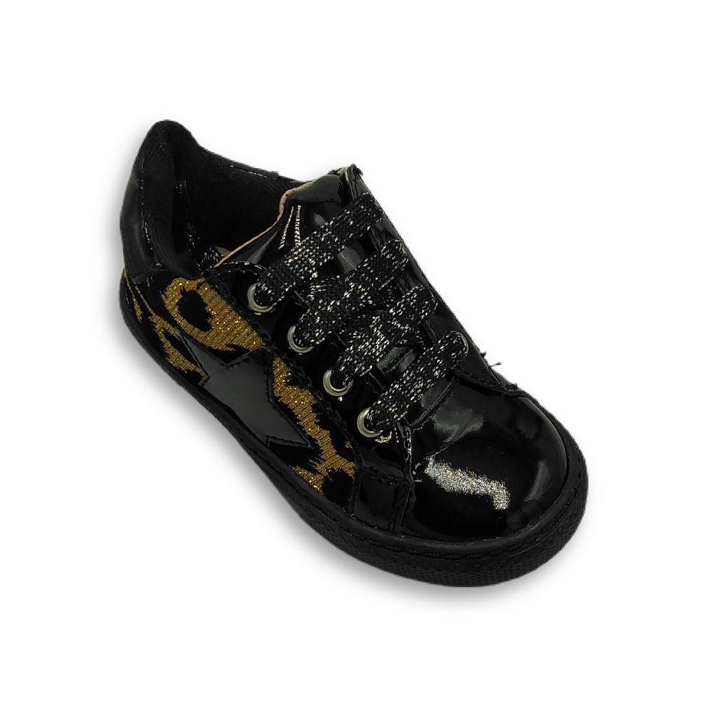 Tenis con Leopardo modelo simba oro 21703