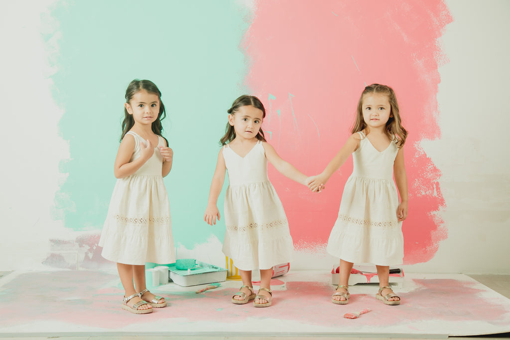 Vestido para niña modelo tirantes