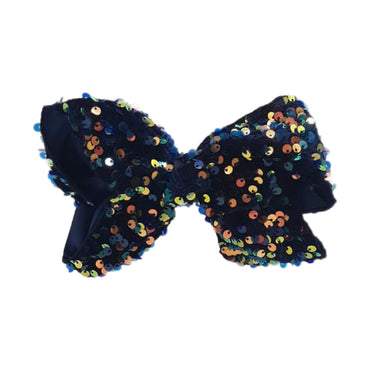 Moño de terciopelo con Lentejuela