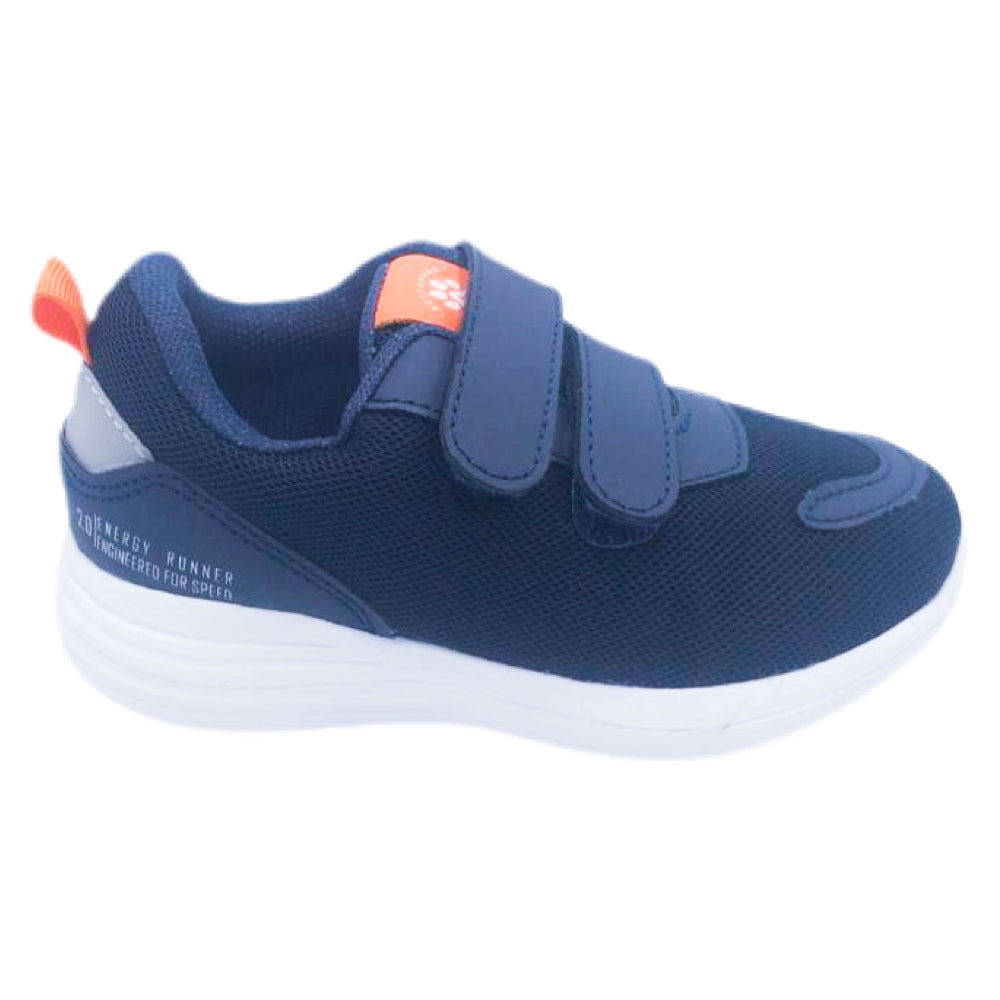 Tenis super ligero con plantilla de Memoryfoam para Niño con cierre de Velcro 82702