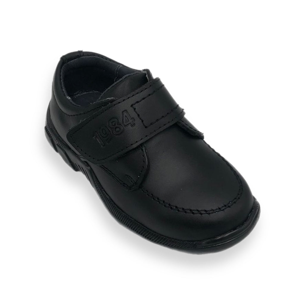 Zapato Escolar de Niño en Piel Color Negro modelo 19E14