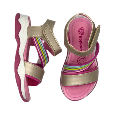 Sandalia con diseño de arcoiris modelo 40035