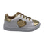 Tenis con corazon modelo napa metalica 22764